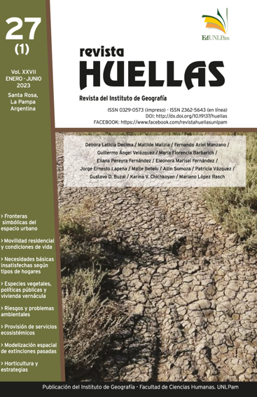 					View Vol. 27 No. 1 (2023): HUELLAS
				
