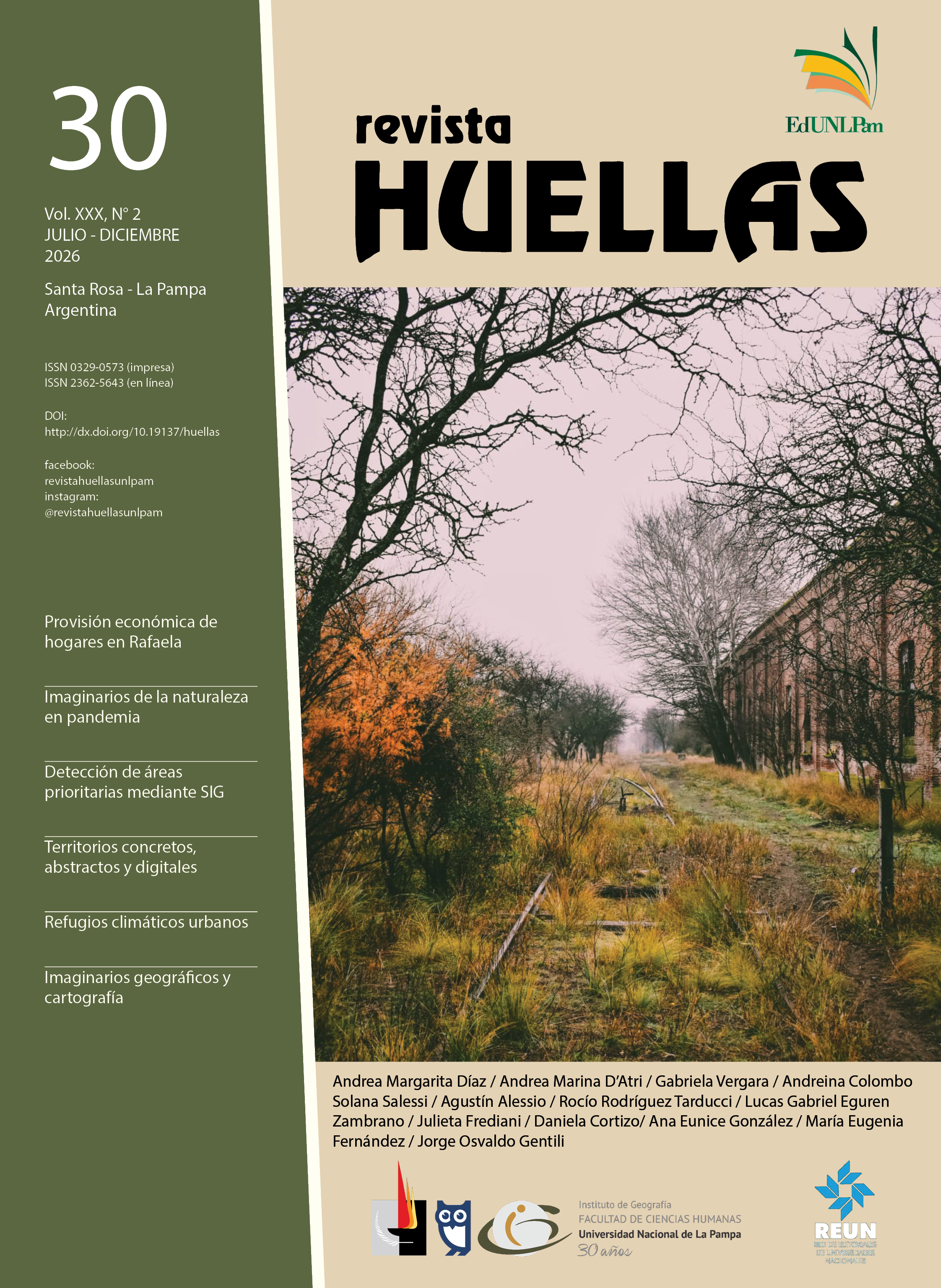 						Visualizar v. 30 n. 2 (2026): HUELLAS
					