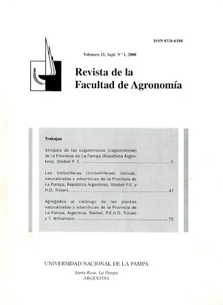 					Ver Vol. 11 (2000): Suplemento I
				