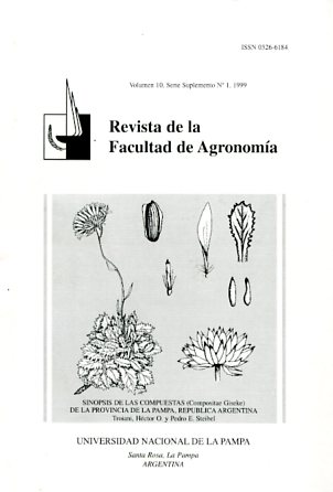 					Ver Vol. 10 (1999): Suplemento I: Sinopsis de las Compuestas (Compositae Giseke) de la Provincia de La Pampa, República Argentina
				