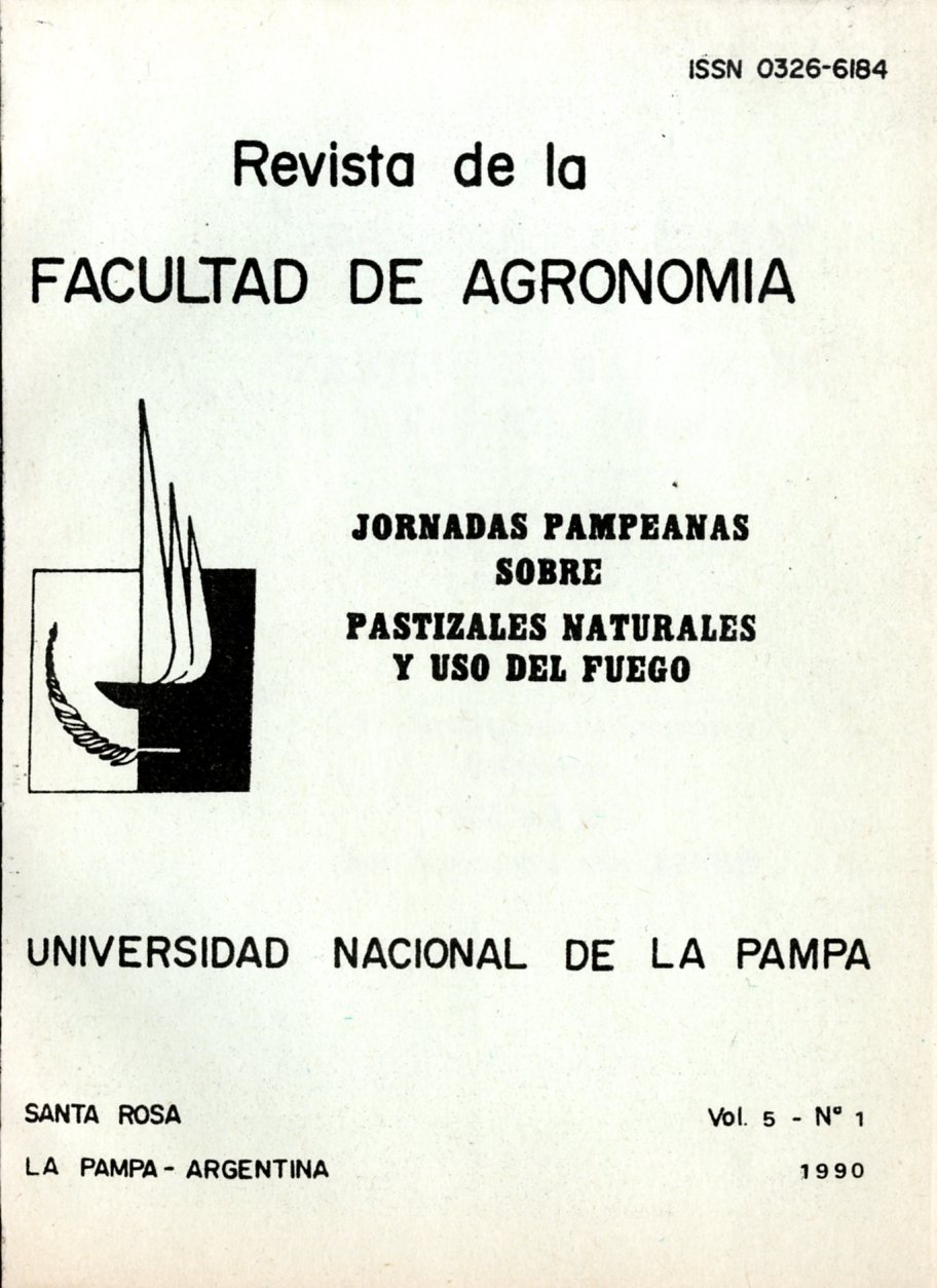 					Ver Vol. 5 Núm. 1 (1990): Jornadas Pampeanas de Pastizales Naturales y Uso del Fuego
				
