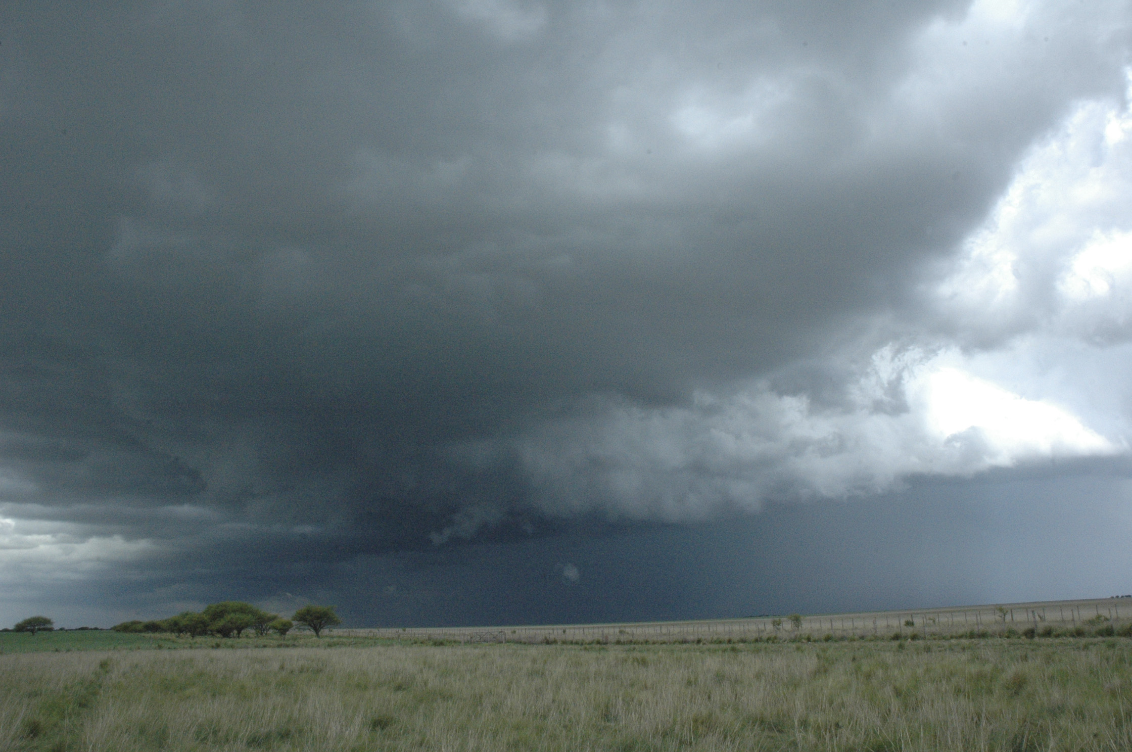 Tormenta en la provincia de La Pampa (Argentina)