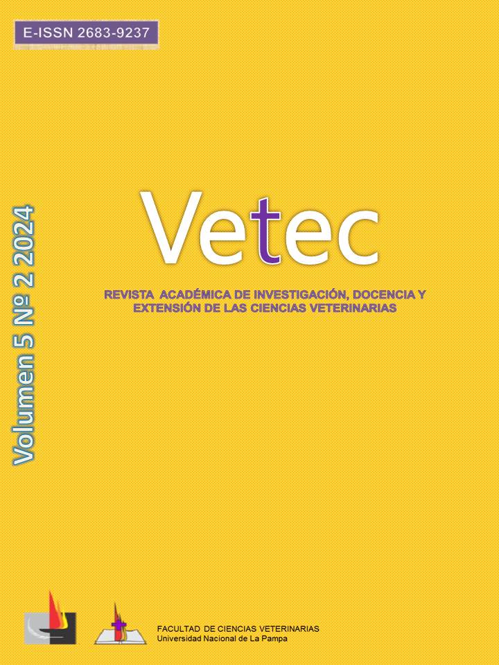 					View Vol. 5 No. 2 (2024): VETEC Revista Académica de Investigación, Docencia y Extensión de las Ciencias Veterinarias
				